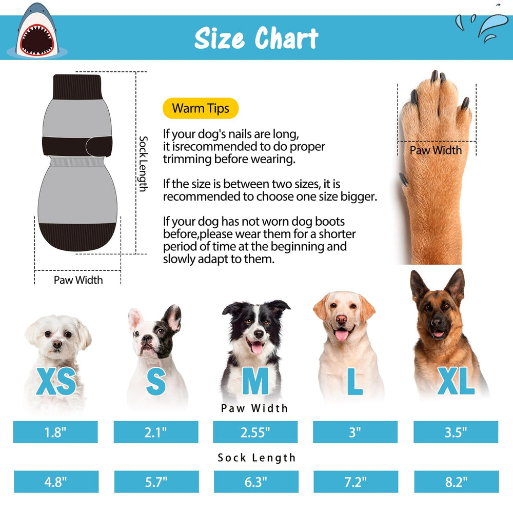 SCENEREAL dog socks featuring elastic straps to prevent slipping during activity.