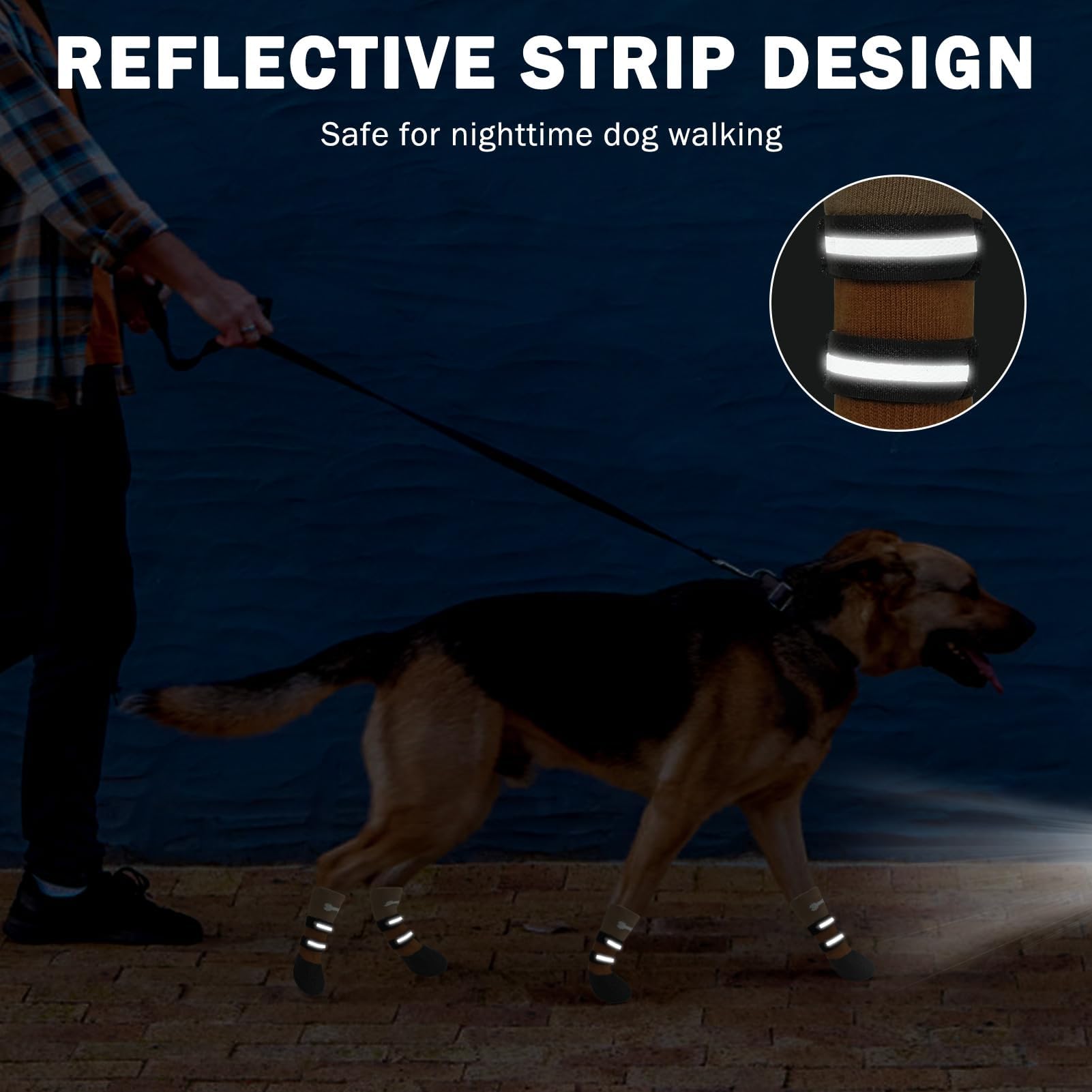 SCENEREAL paw-safe socks protecting furniture and floors.