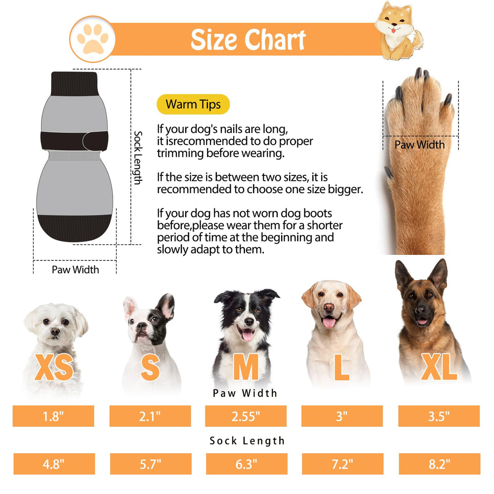 SCENEREAL dog socks on paw demonstrating comfy fit