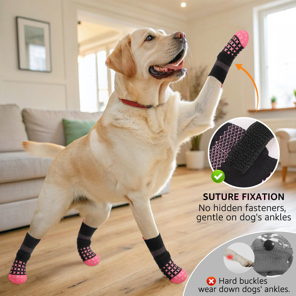 SCENEREAL secure-fit sock designed for senior dogs with gentle closure