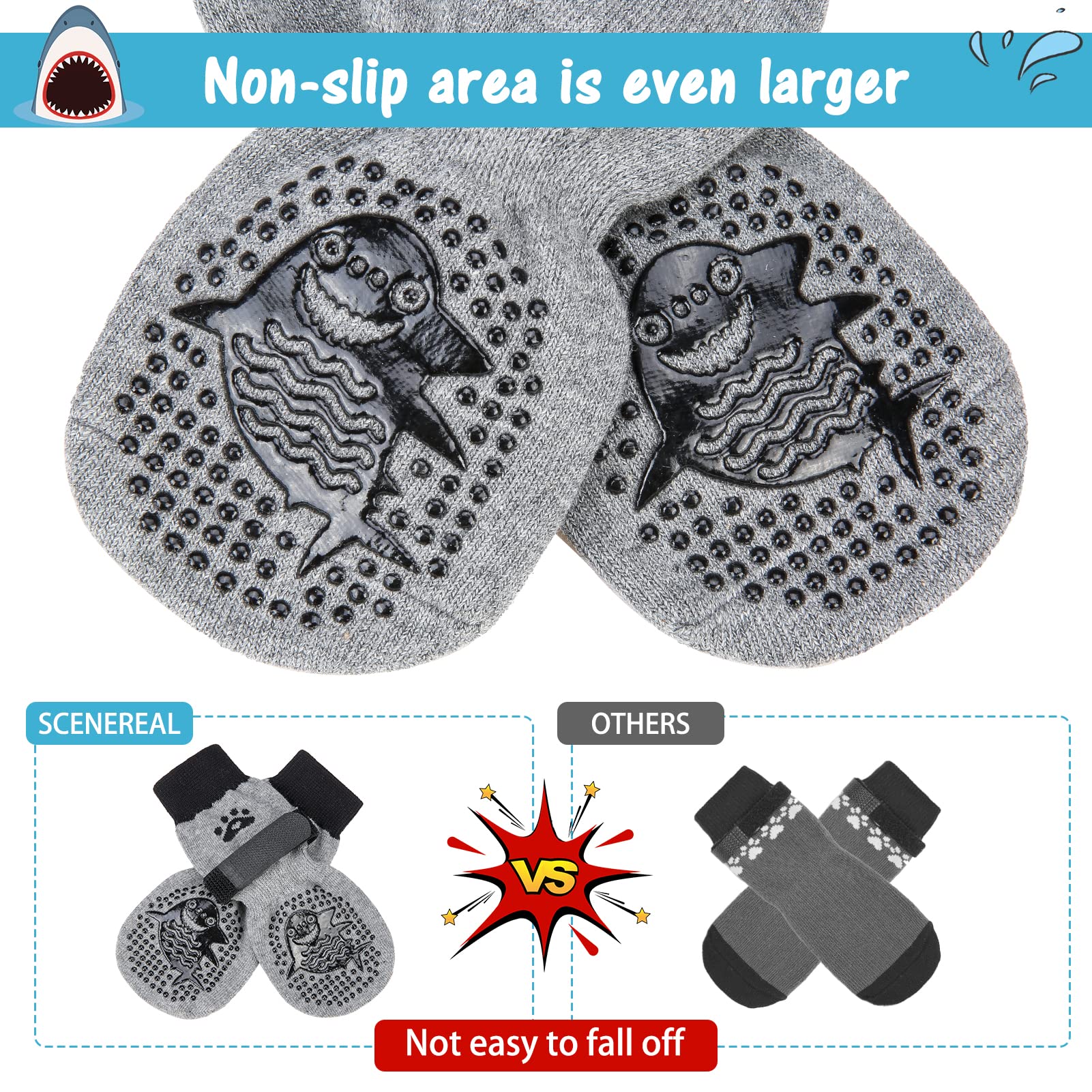 SCENEREAL paw-protectors guard paws on hot or cold pavement.