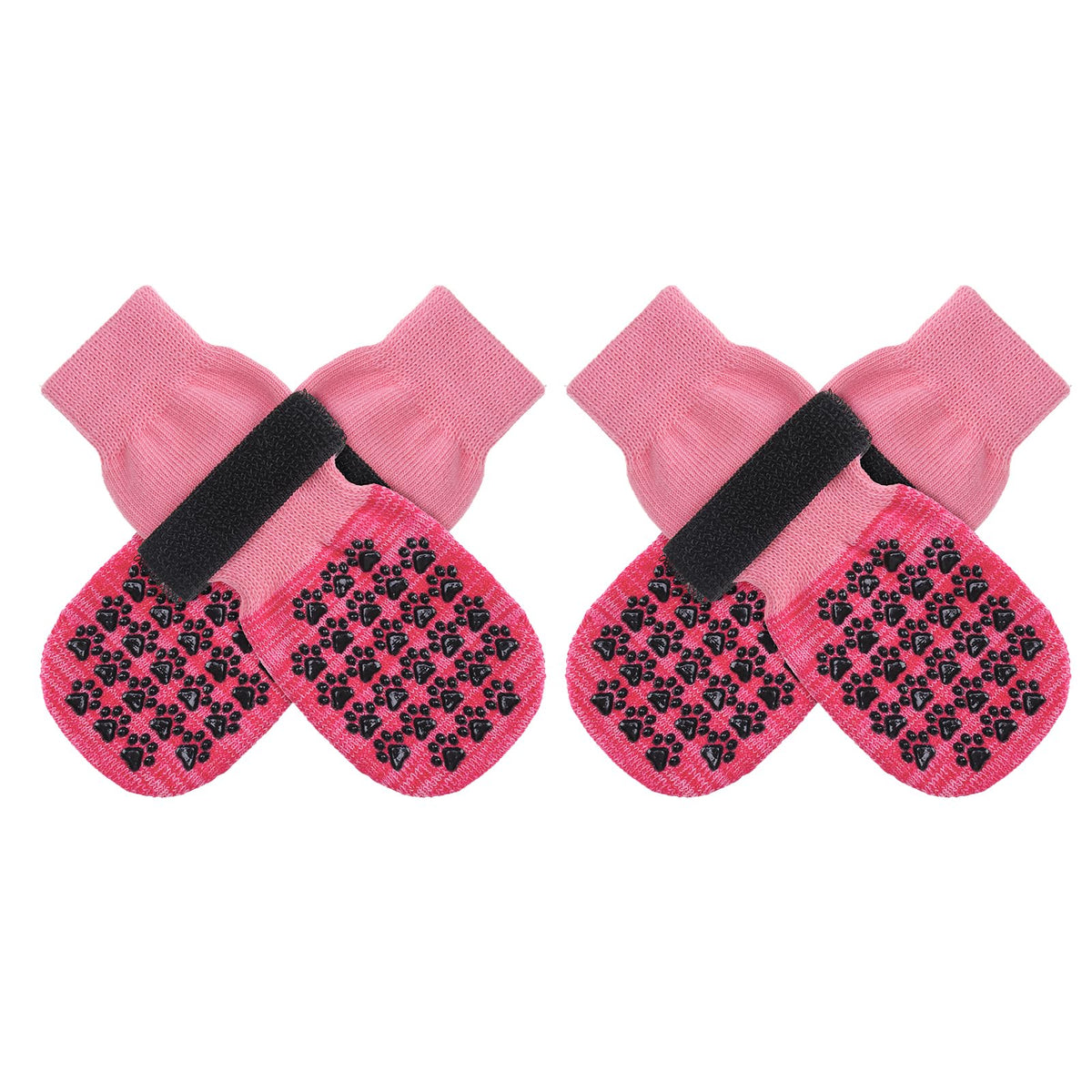 SCENEREAL dog socks size guide helps ensure a secure, comfortable fit.