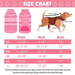 SCENEREAL dog sweater back pattern displays argyle knit for stylish cold-weather protection.