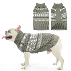 SCENEREAL dog sweater back length 16 inches ensures proper fit for medium dogs.