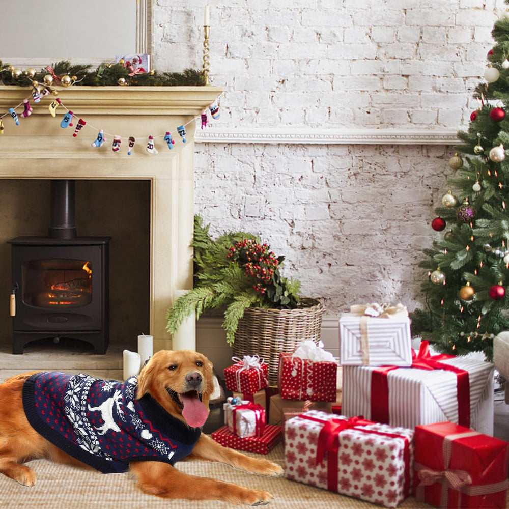 SCENEREAL dog sweater easy-on, lightweight knit for daily wear