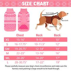 SCENEREAL dog sweater knit with argyle pattern adds cozy winter style.