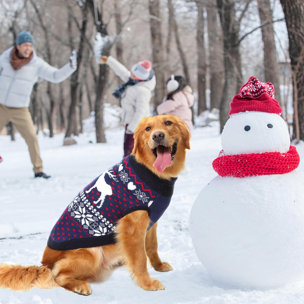 SCENEREAL dog sweater machine-washable care, keeps color and shape