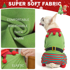 SCENEREAL soft fabric dog pajamas highlighting warmth and breathability.