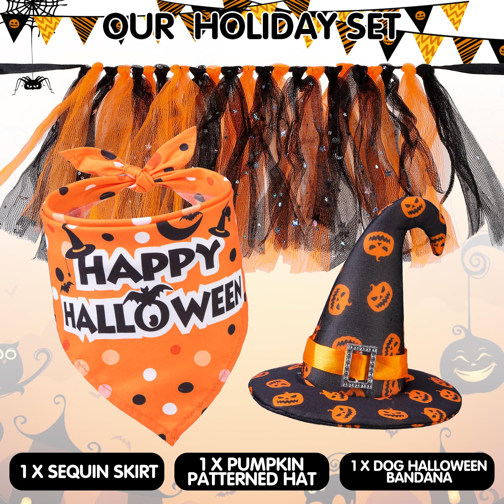 SCENEREAL falda ajustable para perro: vestuario cómodo para sesiones y fiestas.