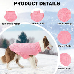SCENEREAL pink high-neck design for added warmth during chilly days.