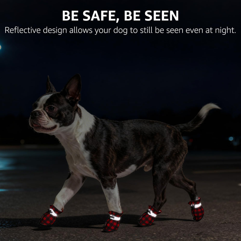 SCENEREAL reflective straps provide visibility during evening walks