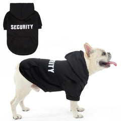 SCENEREAL Security Dog Hoodie back embroidery boosts visibility and street-ready style on walks