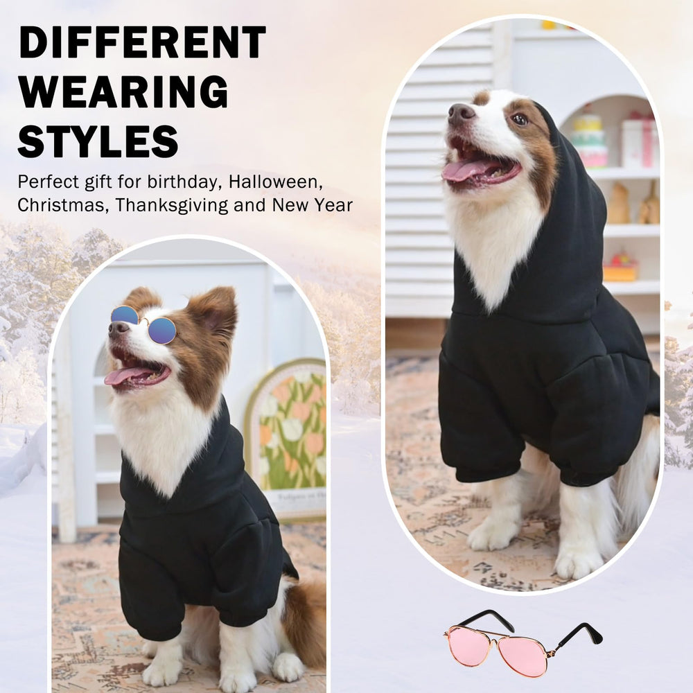 SCENEREAL Security dog hoodie shows hat pockets for small items or treats.