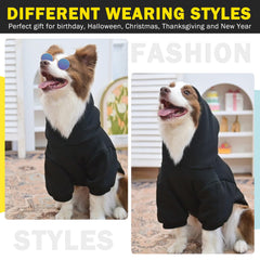 SCENEREAL Security Dog Hoodie leash hole enables easy walks