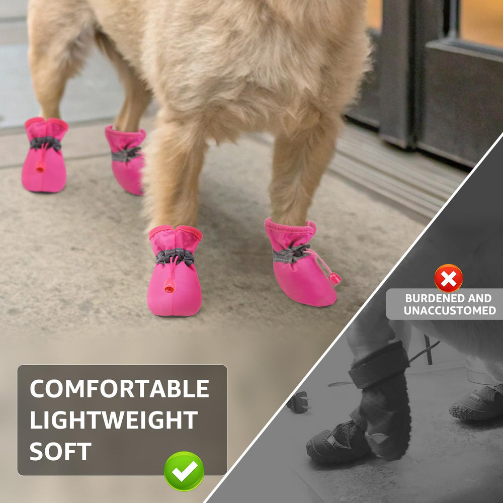 SCENEREAL size 4 fits small dogs with 1.5-inch paw width.