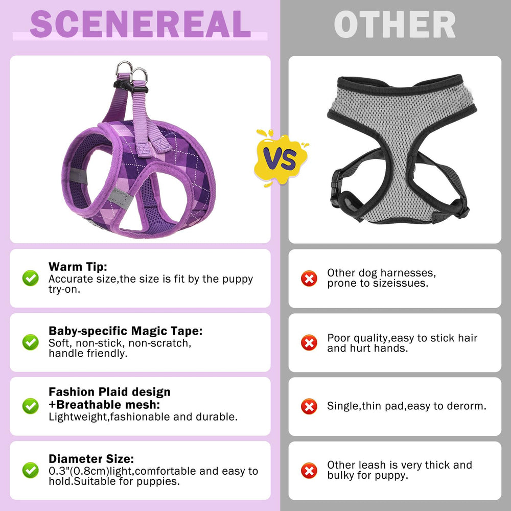 SCENEREAL size XS guide image shows precise measurements for proper fit.