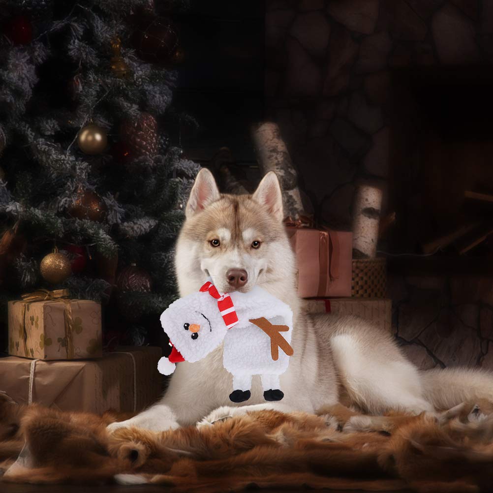SCENEREAL Stuffless no-stuffing dog toy in action promotes safe self-entertainment.