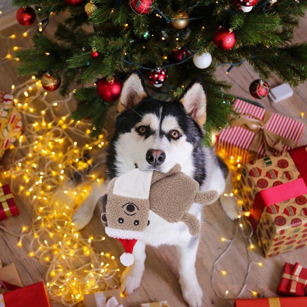 SCENEREAL Stuffless stuffing-free dog toy set keeps chaos away and floors clean.