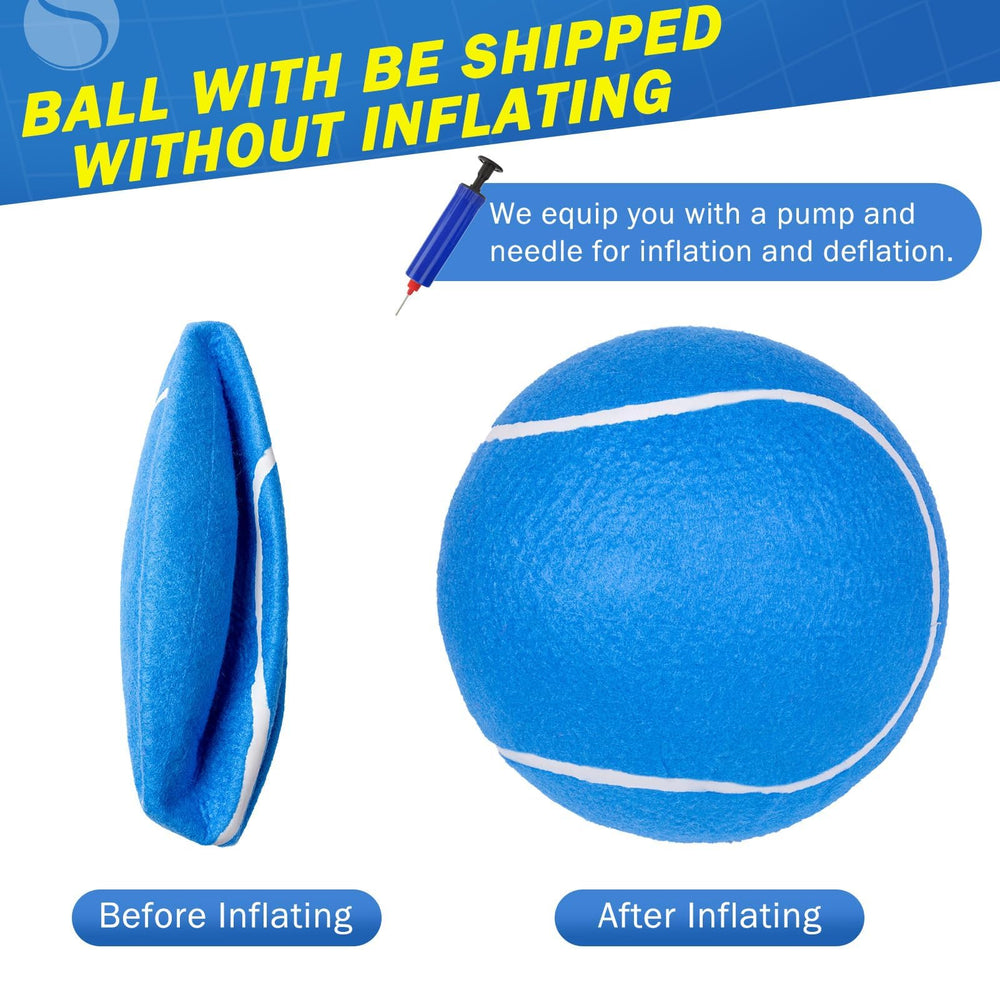 SCENEREAL two-color ball for dogs promotes engaging play and visibility