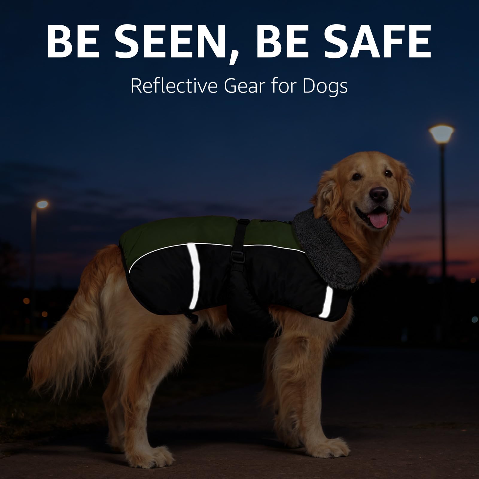 SCENEREAL reflective strips improve nighttime visibility during low-light strolls
