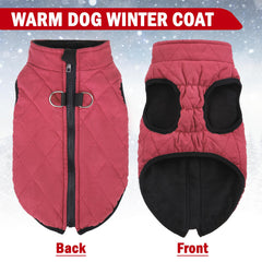 SCENEREAL winter dog vest outer fabric soft and durable for daily wear