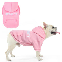 SCENEREAL Security dog hoodie back embroidery for bold, stylish warmth