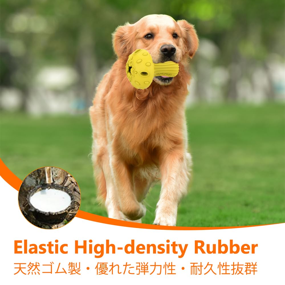 Schitec dog chew toy close-up shows ridges that aid dental cleaning.