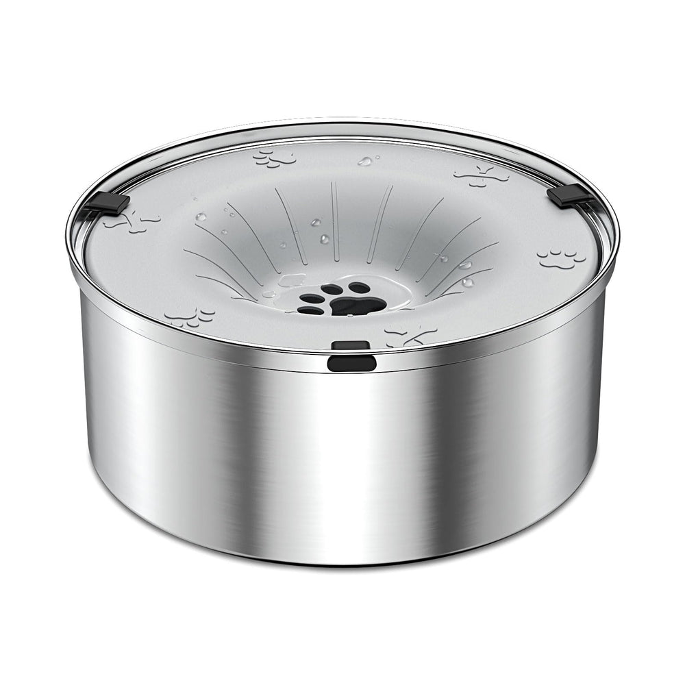 SCHITEC no-spill dog water bowl keeps floors dry during travel hydration.