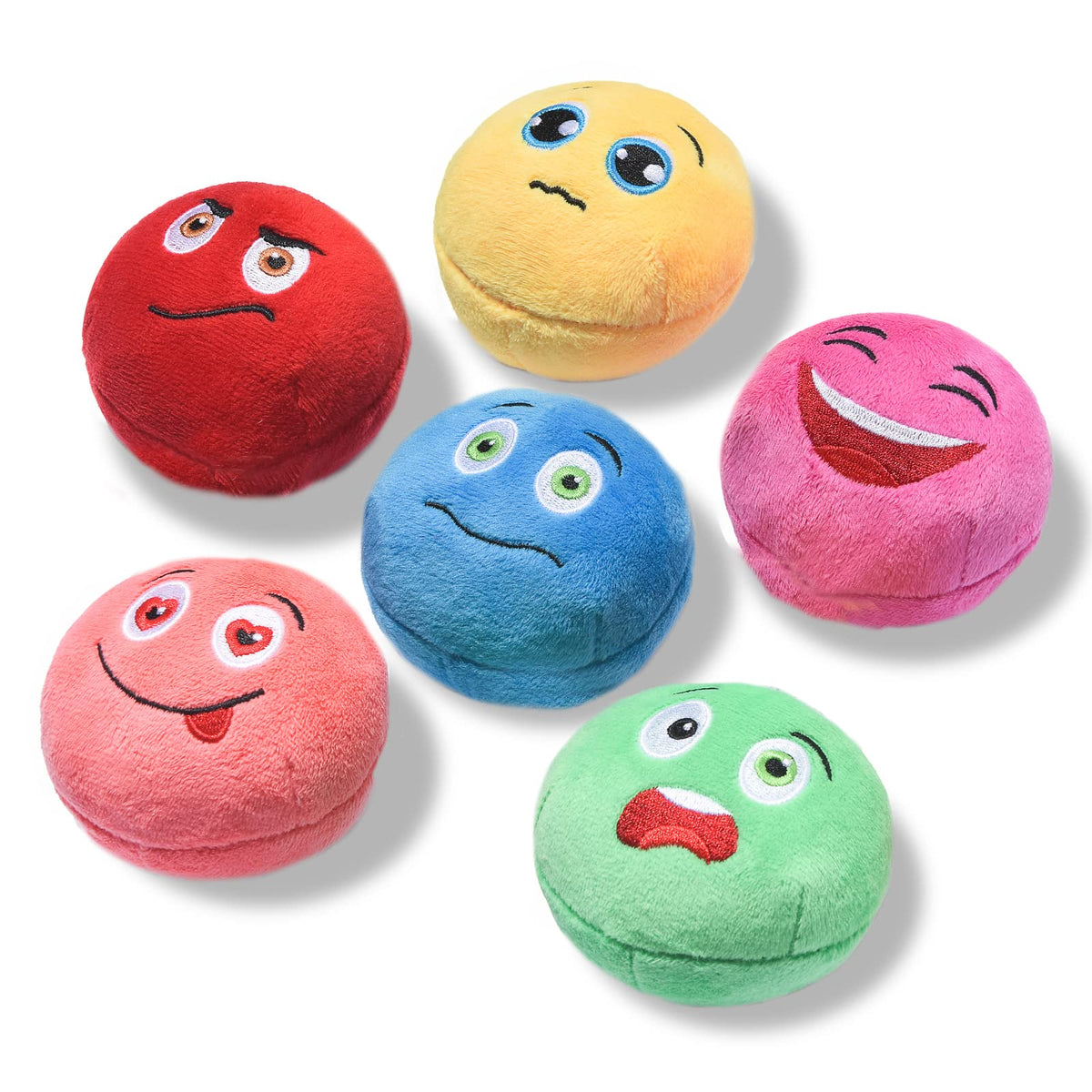 SCHITEC Squeaky ball front view for interactive fetch and attention-grabbing play.