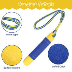 SCIROKKO dog pool toy in bright colors for easy outdoor visibility.