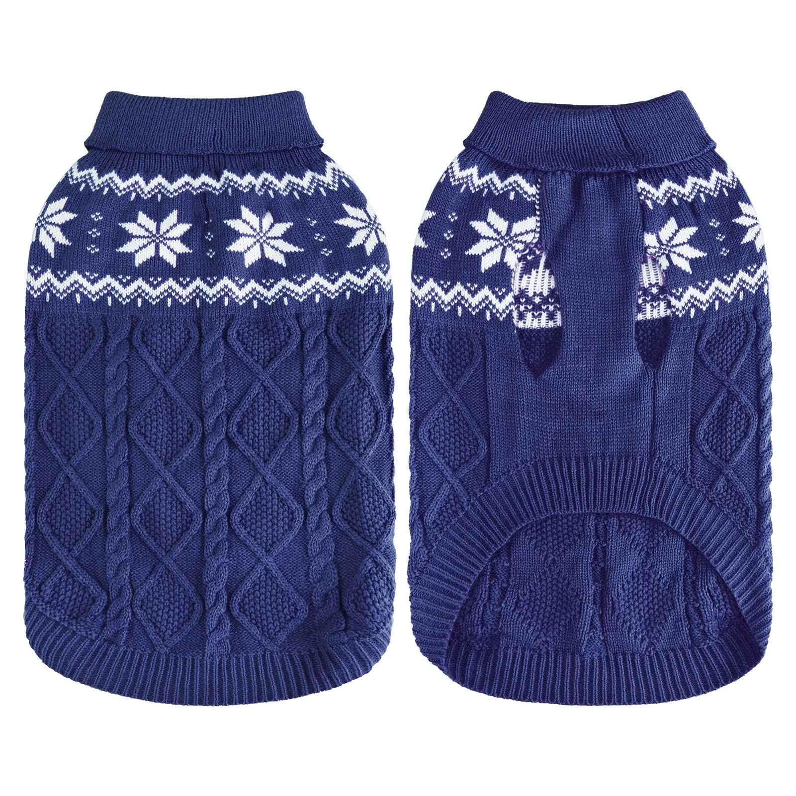 SCIROKKO Warm Winter Dog Sweater suitable for indoor and outdoor use.