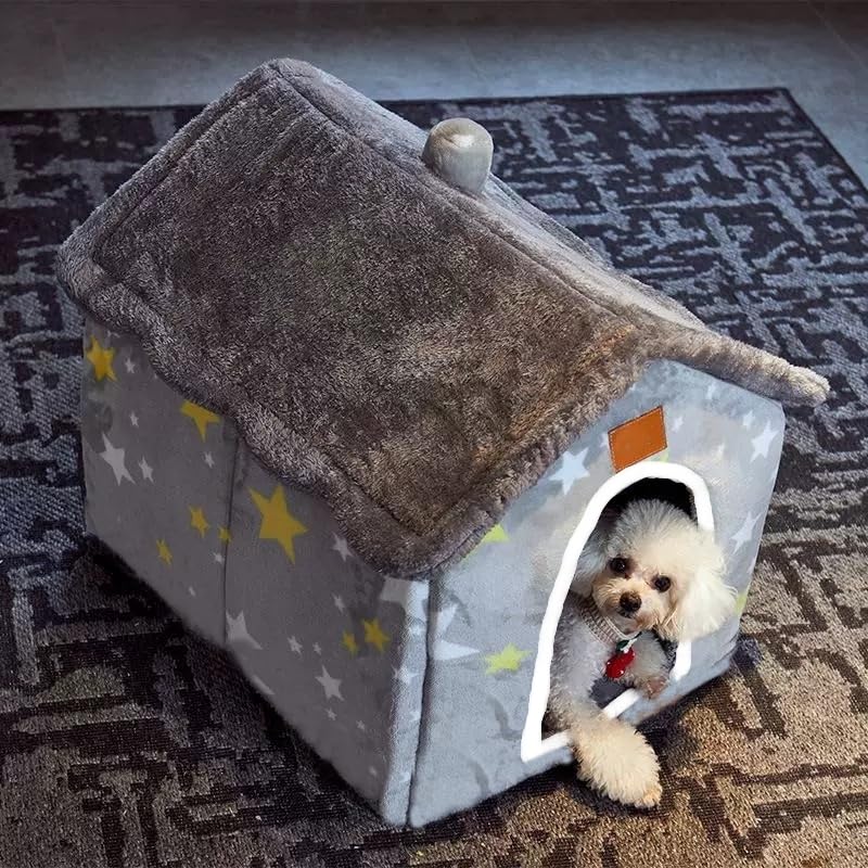 Scnbom memory-sponge bed inside provides responsive support for small pets.