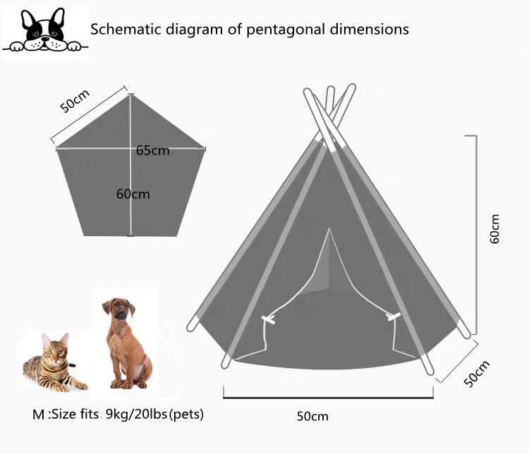 SCNBom Pet Teepee packaging shows compact box for gifting or storage.