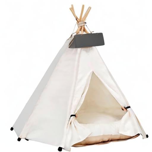 scnbom Pet Teepee easy maintenance keeps the space tidy and inviting.