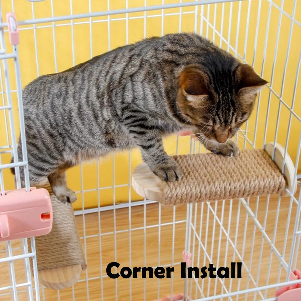 SCSFCVIUS-cat-climbing-steps-size-m-in-use demonstrates mid-mount setup.