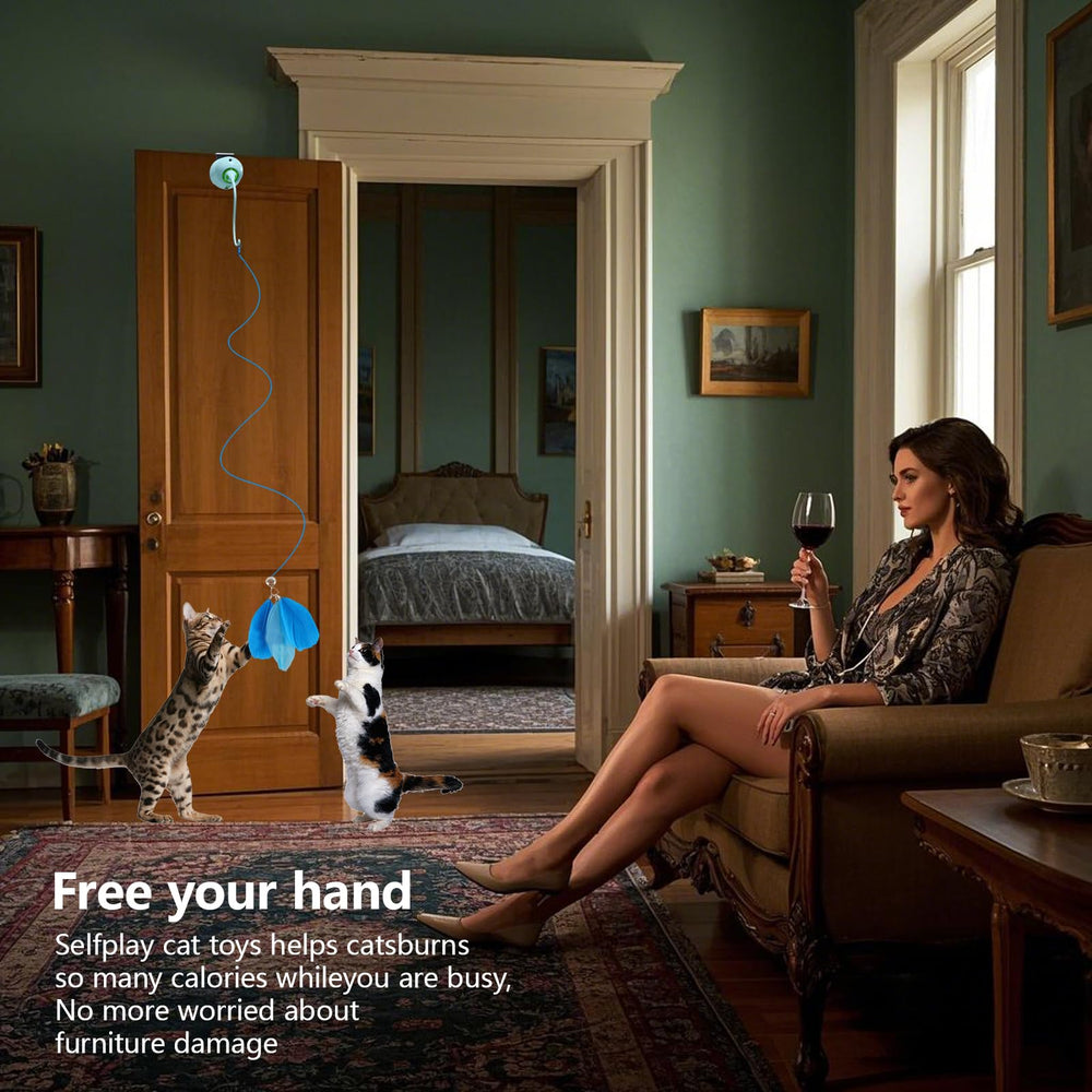 Scsuupoee cat toy blue is easy to clean and disassemble.
