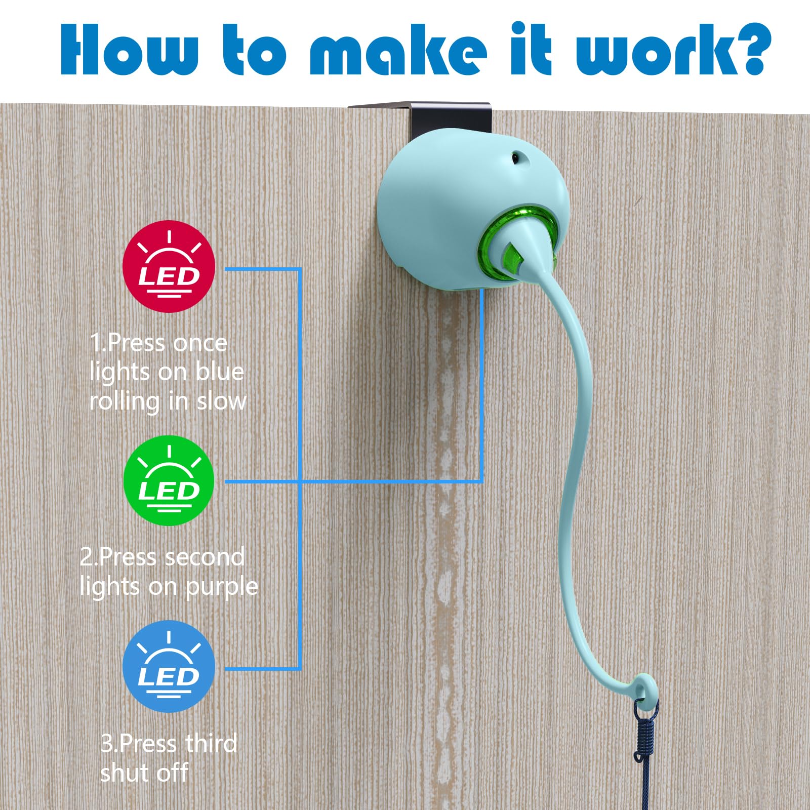 Scsuupoee remote-control blue toy makes setup quick and easy.