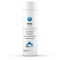 Seachem Aqua Vitro Reef Ions bottle helps reef tank trace element balance