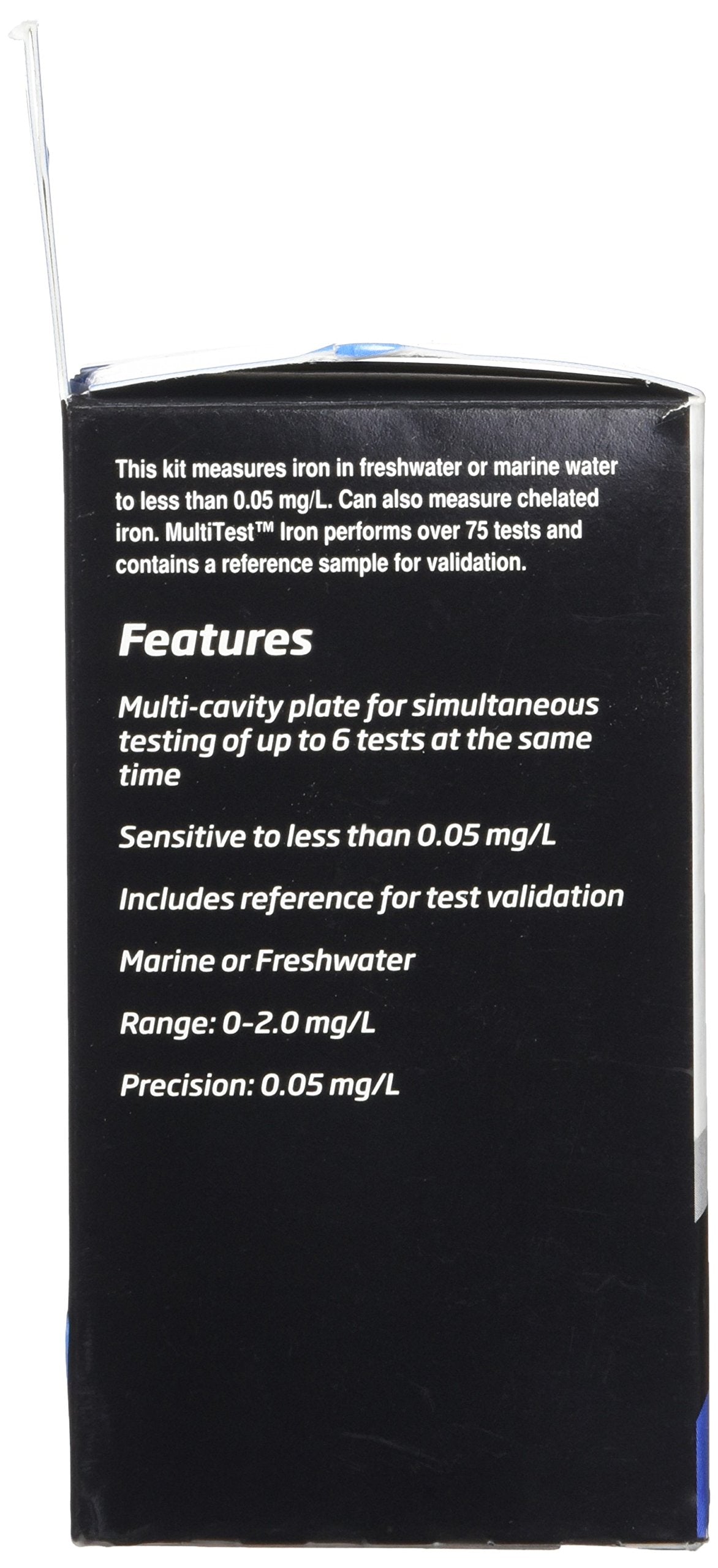 Seachem MultiTest Iron Test Kit cuvettes enable six-sample testing