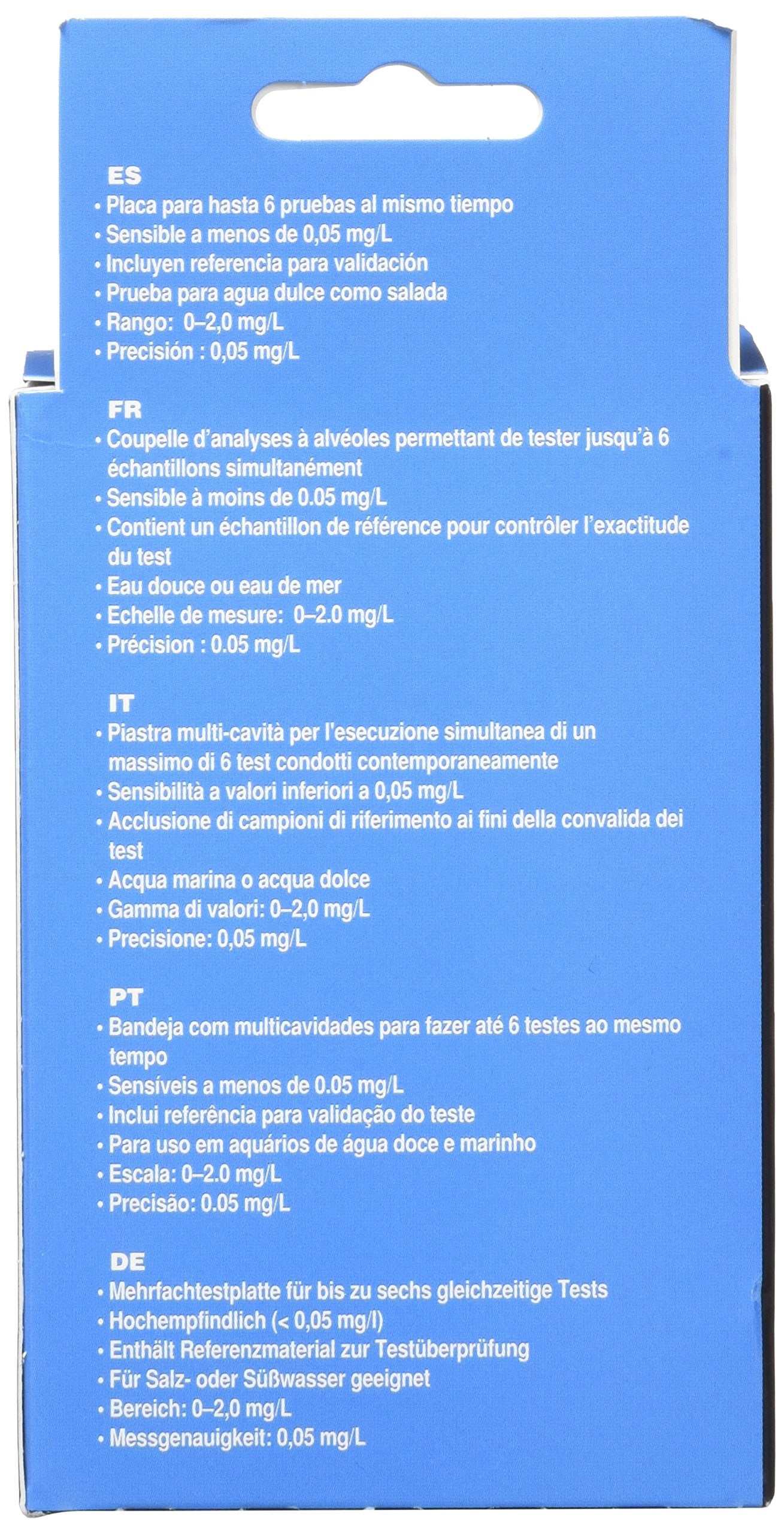 Seachem MultiTest Iron Test Kit reference sample supports validation during tests
