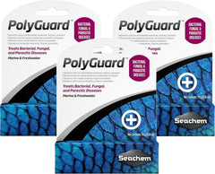 Seachem PolyGuard 3-pack box showing ready-to-use disease protection