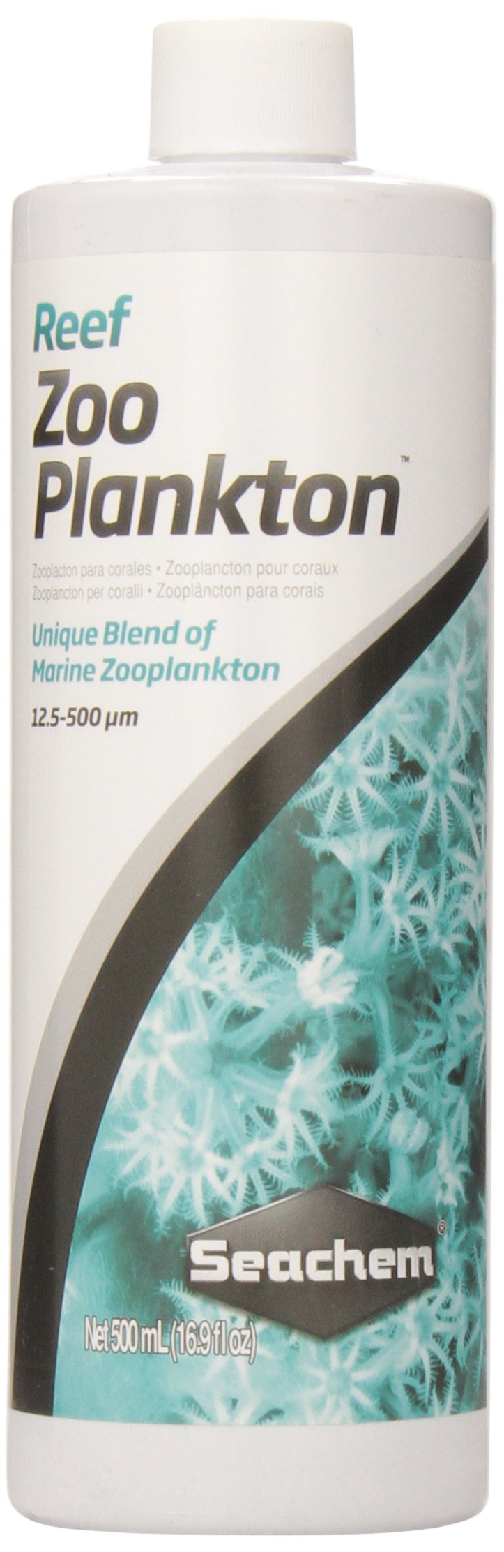 Seachem Reef Zooplankton bottle ready for reef nutrition boost