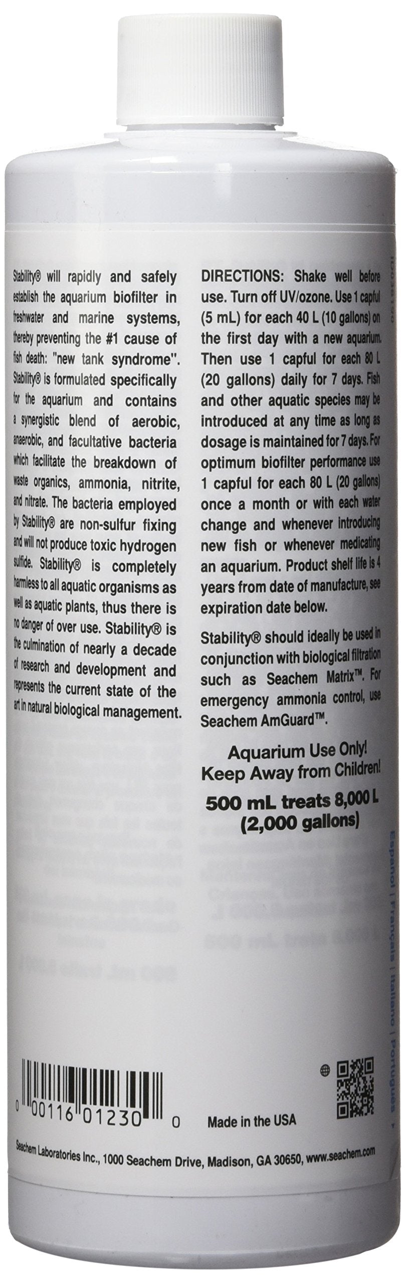 Seachem Stability favorece crecimiento bacteriano en tanque marino