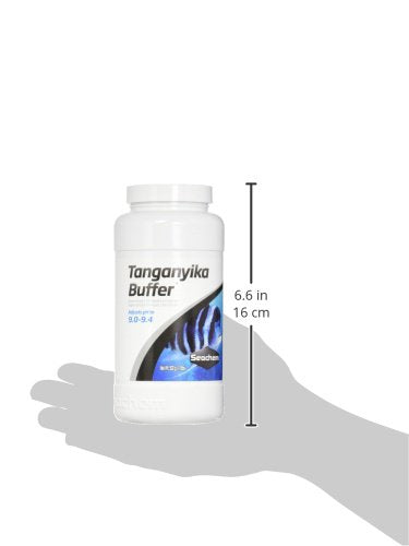 Seachem Tanganyika Buffer with cichlids highlights environment optimization possibilities.