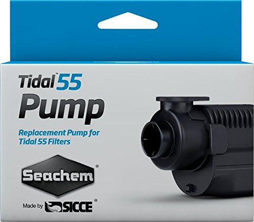 Seachem Tidak 55 replacement pump side view highlights easy access and maintenance