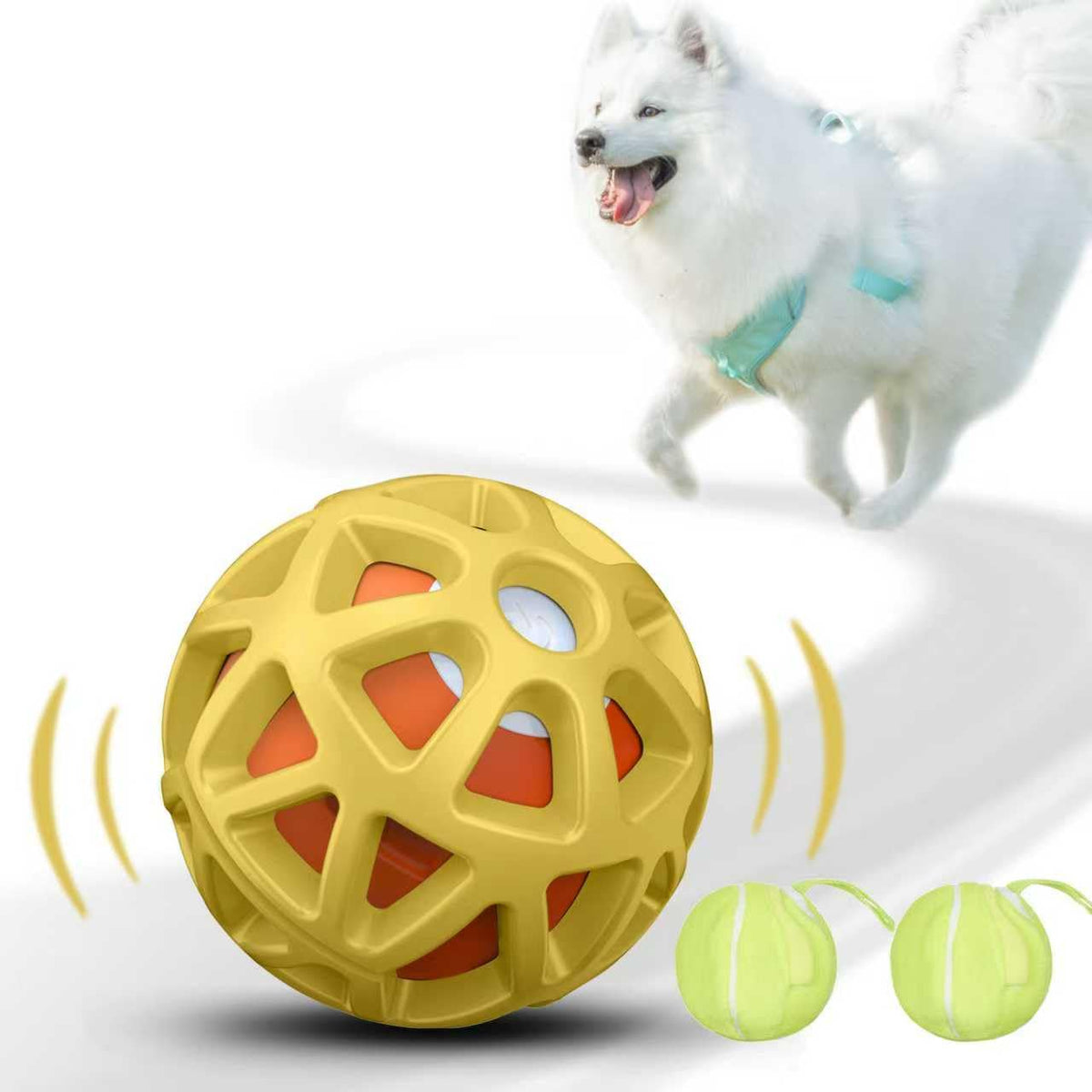 seagi interactive dog ball rolls for active play and mental stimulation