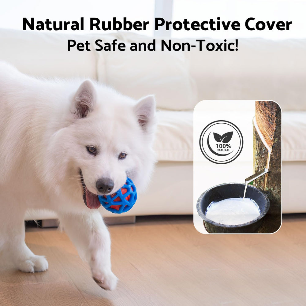 Seagi interactive dog ball vibrates for engaging mental stimulation.