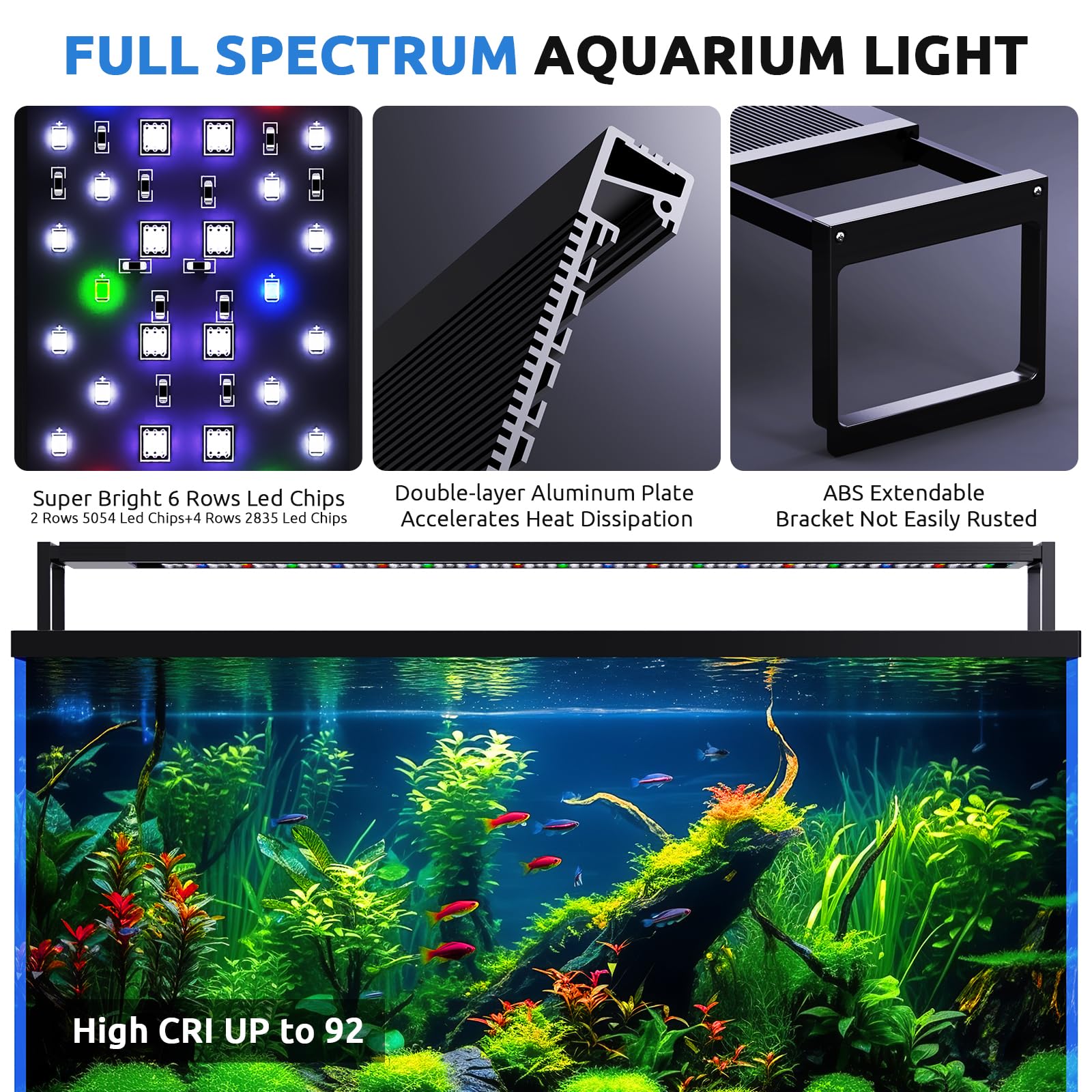SEAOURA color options image highlighting multiple color settings for visuals