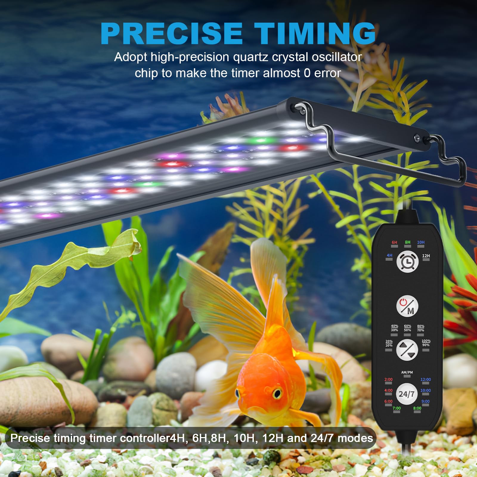 SEAOURA IP68 waterproof rating and slim aluminum shell in action