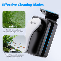 SEAOURA plastic blades prevent scratches while removing tough algae